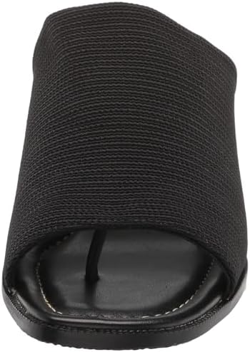 Donald Pliner Haze Textured Stretch Fabric Mule Heeled, Slide, Comfortable, Leather, Chunky Sandals for Women, 7 | Image 1