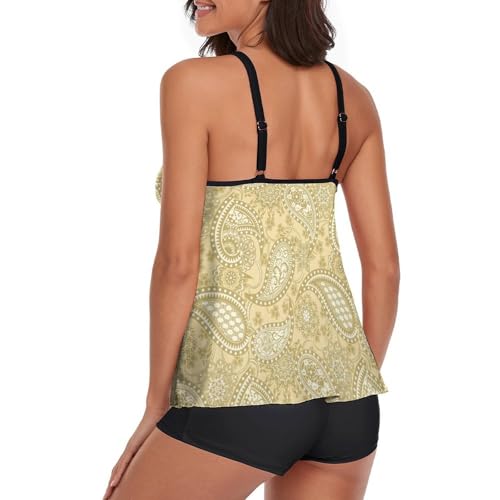 Tankini de gato con gafas para playa y piscina con culote cómodo 4