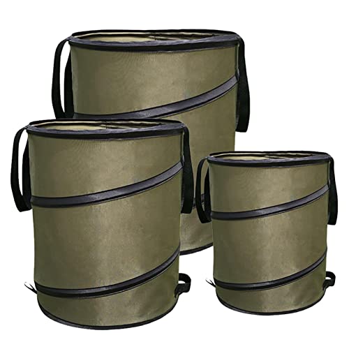 holexty Pattumiera Pieghevole,Bidoni della Spazzatura per autoveicoli | Coperchio con Chiusura a Scatto e Maniglie per impieghi gravosi, Nero, Costruzione per impieghi gravosi, pattumiera Perfetta