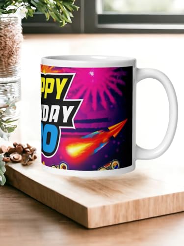 Image of Better Gift Flowers Happy Birthday Bro Mug, Round Shaped Multicolor Themed Coffee Mugs, Mug for Gifting, Gifting Items for Family, Friends & Closed Ones