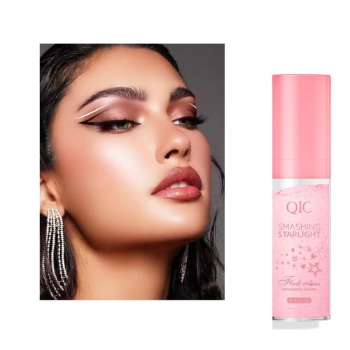 Polvo De Hadas - Resaltador en polvo en barra para maquillaje, brillo corporal con brillo y brillo, maquillaje en polvo de contorno de rubor suave