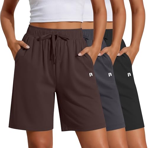 Short séchage rapide femme anti-humidité lot de 3 avec poches Neer