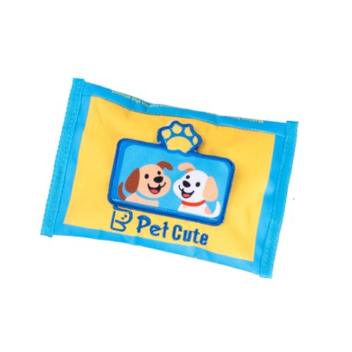 ZBIianxer Lustiges Wet Treats Feeder Schnüffel Trainingsspielzeug für Hunde mit Geräuschmacher und Belohnungsbeuteln zur Verbesserung der kognitiven Fähigkeiten Wet Dog Snuffle Toy