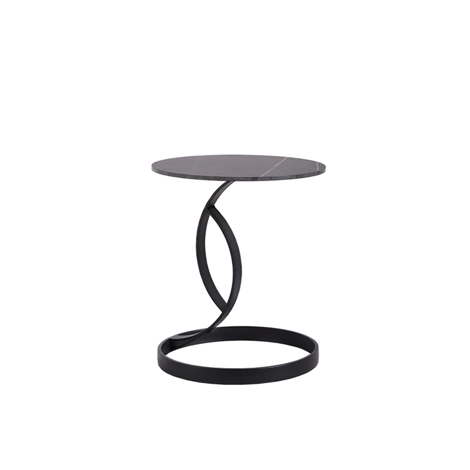 Table d'appoint en planche rock pour petit salon moderne L