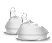 Vista 1 de Haakaa Generación 3. Tetinas de silicona para biberón, ortodoncia, anticólicos, cuello ancho, 100% silicona de grado médico, se adapta a todos