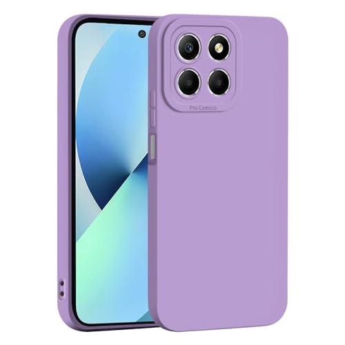WBWONE Funda para Huawei Honor X8 5G / X6 / Honor 70 Lite, Cámara Todo Incluido Case Suave TPU Silicona Carcasa Antigolpes Caso Resistente a los Arañazos - Púrpura