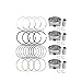 BuliBoao Engine Piston Ring Set Standard, Engine Piston & Pin & Snap Ring Fit for Hyundai Elantra for Kia Forte 1.8L 2011-2016 23041-2E100, 230402E000, 23040-2E001