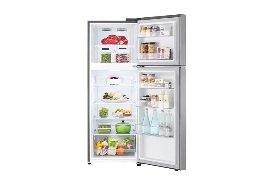 LG 24-Inch Top Freezer Refrigerator, 11 Cu. Ft., EasyReach™ Bins, Sliding Shelf, Digital Temperature Controls on Fridge.com