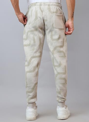 Image of Free Authority Official Attack On Titan Anime Printed Grey Regular Fit Jogger for Men