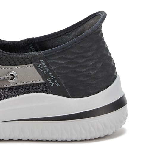 Skechers Men's Delson 3.0 - Roth - BKGY - 7 Medium Black/Grey