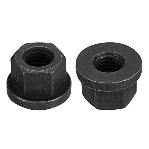 Écrous hexagonaux à bride en acier 10.9 uxcell avec finition noire haute performance mécanique