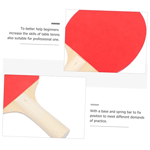 2 Sets Table Tennis Trainer Kid Toys Eye Training Sports Racket Pong Kidcraft Playset Table Tennis Training Robot Toy Sweat Suit Child Training Ball Hanging Wooden - Thumbnail 7