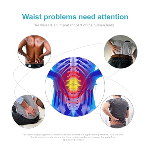 Whyunm26 Professional Motorcycle Kidney Belt Waist Protector Motocross Rider Anti-Fall Skiing Breathable Adjustable Waist Belt,Red #TOP4