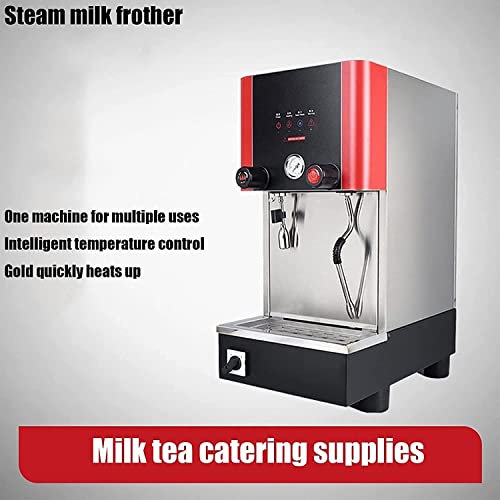 Máquina de café con Espuma de Leche a Vapor, Equipo Comercial Multifuncional para Tienda de té con Leche, máquina de… - Imagen 3
