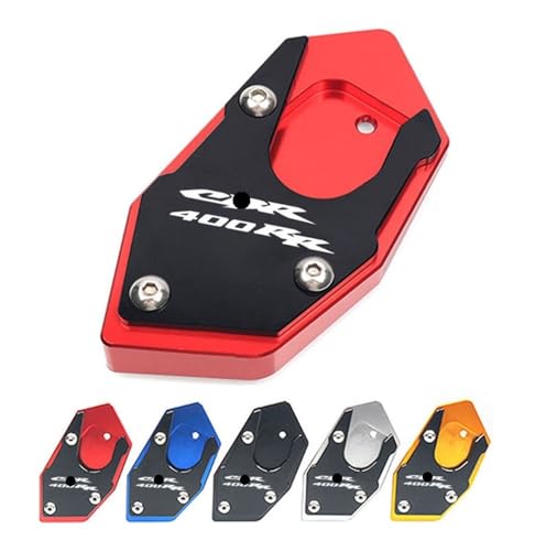 Coussinet de béquille CBR400RR : support élargi et stable couleur titane