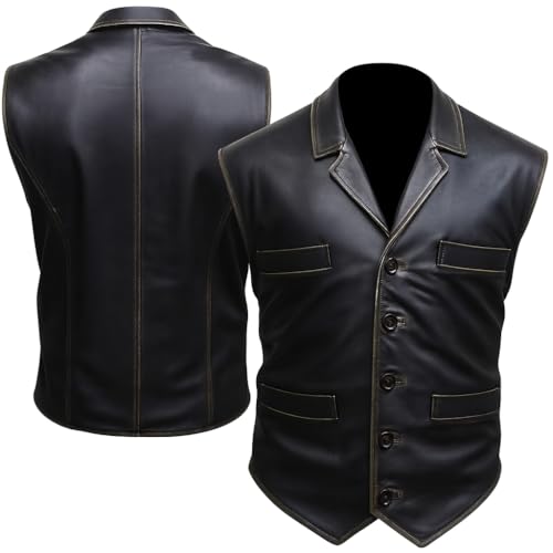 New Hell on wheels season 3 Cullen Bohannon Nappa Leather Cullen Bohannon Railroad Vest (S to 3XL)