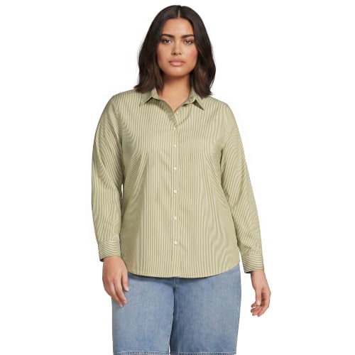 Image of Lands' End Women's Pinwale Cord Long Sleeve Shirt