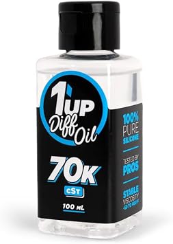 1UP Racing 110070 - Pure Silicone Diff Oil, 100ml, 70K CST