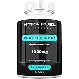Turkesterone | 1000mg Tagesdosis | 90 Kapseln (hochdosiert) | Ajuga Turkestanica Extrakt für maximale Performance (10:1 Formel) | Für Bodybuilding und Kraftsport | Natürliches Ecdysteroid | Vegan