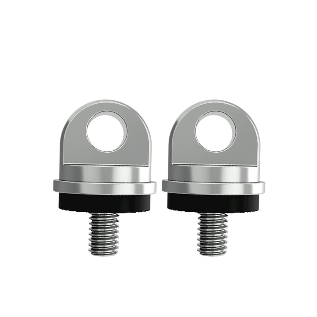 BGNing 2pcs/lot M4 Hand Screw Stainless Steel Quick Release Screw for DJI RC Drone Screen Remote Control Shoulder Strap Lanyard Screws (2Type B Silver)