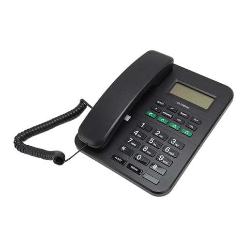 Teléfono fijo con cable Sanpyl, pantalla LCD y ajuste de volumen miniatura 1