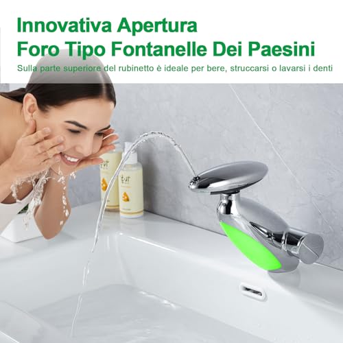 Robinet de salle de bain extensible avec écran LED thermique - 7