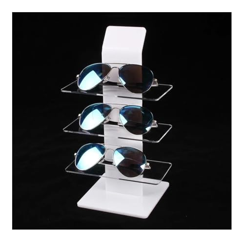Vitrina de acrílico para gafas y estante expositor de joyas con soporte moderno