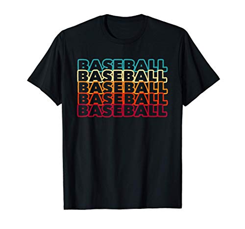 Baseball Text Typography Softball USA Sports Player Gift Camiseta