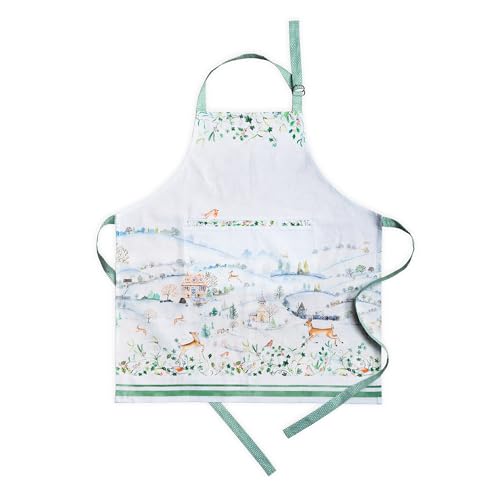 Maison d' Hermine Aprons for women with Pocket 100% Cotton Pack of 1