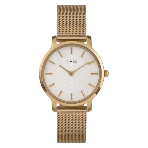 Montre Timex Transcend 34mm l'excellence du boîtier ultra-plat en acier