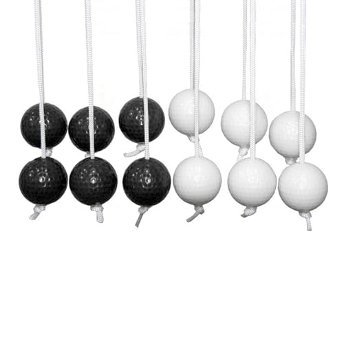 KAIXINXIN 6Pcs Outdoor Lawns Yard Golfs Throwing Replacement Ladders Toss Game Hard Golfs Training for Backyard Game