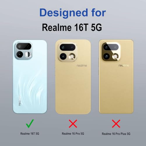 Image of Zapcase Back Case Cover for Realme 16T 5G | Magnetic Case with Built-in Metal Ring | Supports MagSafe Charger, Wallet & Car Mount | Shockproof Hybrid PC + TPU | Black