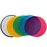 Godox AD-S11 Color Gels & Grid Reflector for Godox Witstro AD200 Pocket Flash, Witstro AD360 AD180 Portable Speedlite Flash
