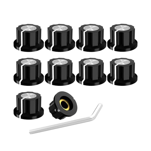 Boutons rotatifs de potentiomètre 6,35 mm pour un réglage précis d'ampli
