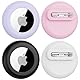4er-Pack für Apple Airtag Kinder,wasserdichte airtag versteck Kinder,Silikon-AirTags-Hülle mit Sicherheitsnadeln, für Tasche, Gepäck, Kleidung