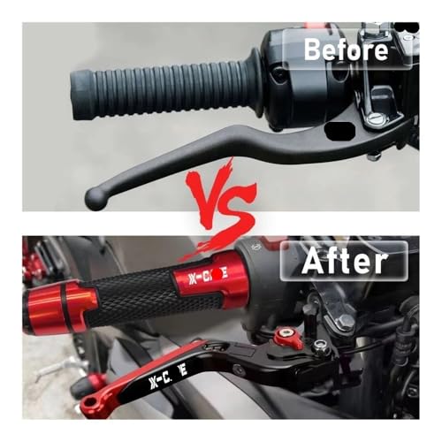 Poignées guidon et leviers moto pour aventures tout-terrain en X-Cape 650