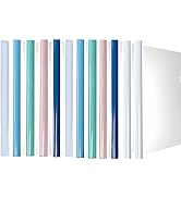 QSLKI 10 Stuks A4 Rapport Covers met Sliding Bar Clear Files Rapport Transparant Project Presenta...