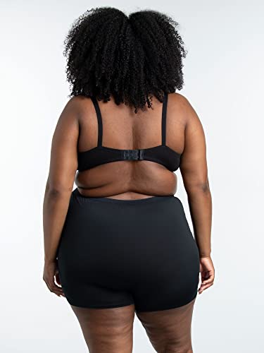 Fruit of the Loom Women's Boxer Briefs with Stretch, Mid Thigh Length Boy Shorts, Available in Plus Size4