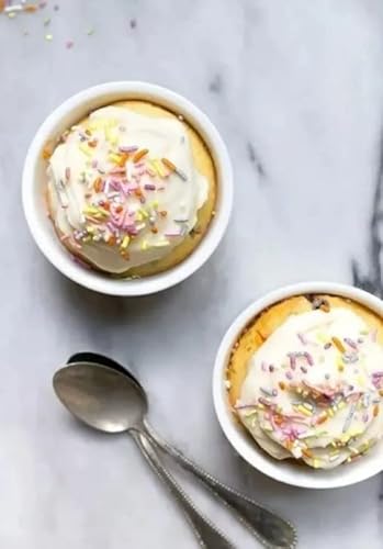 Kit 4 Ramekin Cerâmica Branco 50ml Molheira Potinho