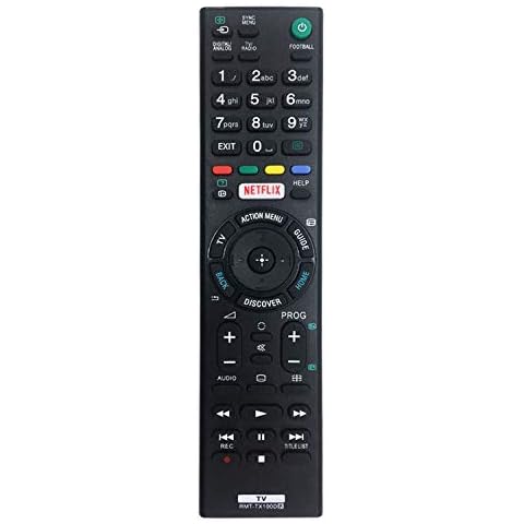 Replacement Remote Control for Sony TVs Cover