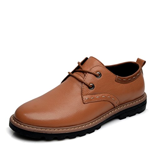 Chaussures en cuir pour hommes d'affaires souples et respirantes taille 42