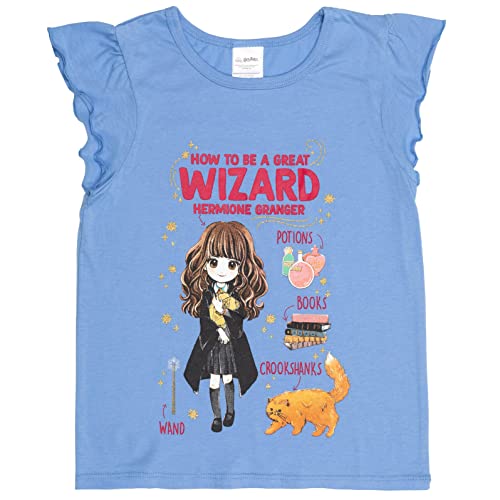 Harry Potter Big Girls 3 Pack Graphic T-Shirt Blue/Dark Heather Grey/Maroon 10-12 #TOP1