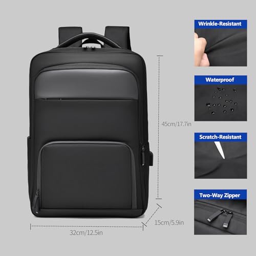 Mochila Expandible para Portátil de Hombre, 17 pulgadas miniatura 4