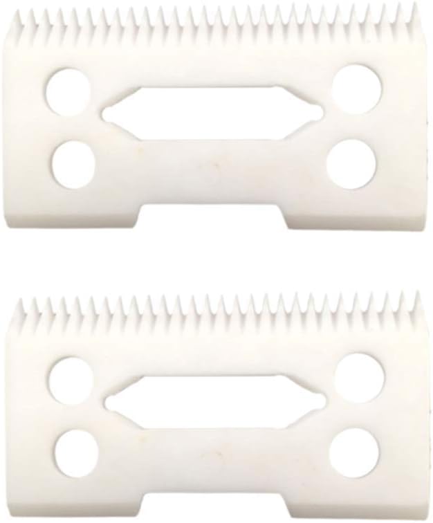 professional ceramic clipper blades 2 hole2-Hole Clipper ceramic Blade cutter,ceramic clipper replacement blades for Wahl Senior cordless Clipper, Wahl Magic clip, wahl sterling senior,2-Pack