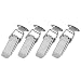 Accessbuy Stainless Steel Spring Loaded Toggle Latch Catch Clamp Clip for Trunk, Case, Box, and Chest with 4 Pack (73mmm Overall Length)