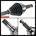 A-Premium CV Axle Shaft Assembly - Compatible with Jaguar X-Type 2002 2003 2004 2005 V6 2.5L, X-Type 2002-2008 V6 3.0L, DOHC - Front Left Driver Side, Replace# C2S29731