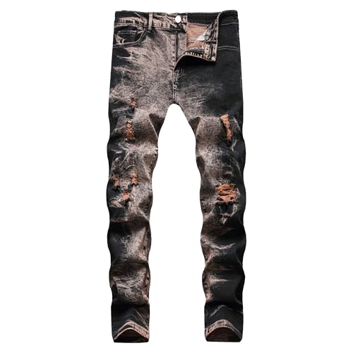 Jeans déchirés homme coupe droite : le denim décontracté incontournable au quotidien
