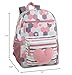 Trail maker 17” Kids Character School Backpacks Plush for Girls with Side Pockets, Padded Straps