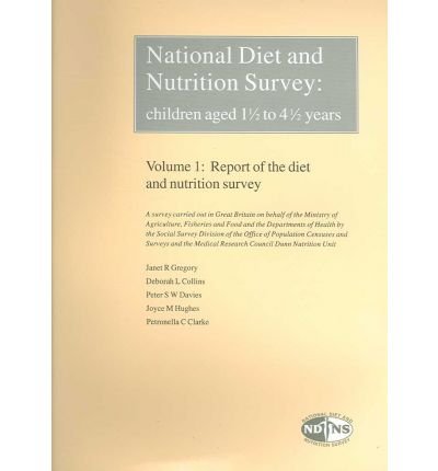 National diet and nutrition survey: children aged 1 1/2 to 4 1/2 years, Vol. 1: Report of the diet and nutrition survey