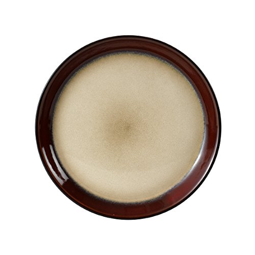 Pfaltzgraff Aria Red 16-Piece Stoneware Dinnerware Set, Service for 4 Black - Image 3